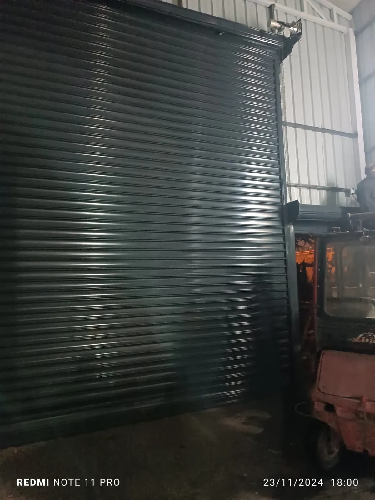 Ostim Gün Makina'da endüstriyel kepenk